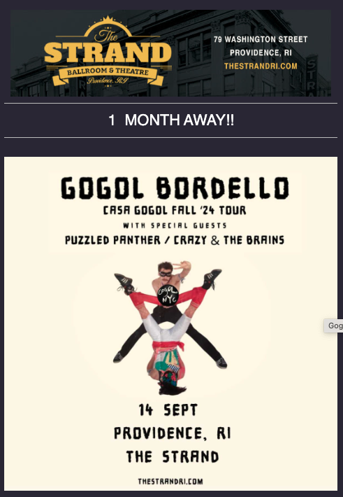 Bogol Bordello at the STrand